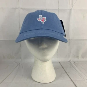 NWT State Of Mine Texas Flora Floral Strapback Hat Light Blue - Picture 1 of 8