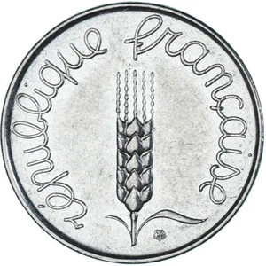[#1022456] Coin, France, Épi, 5 Centimes, 1961, Paris, MS, Stainless Steel, KM:9 - Picture 1 of 2