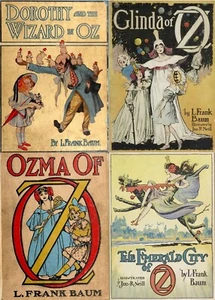 The Wizard of Oz Illustrated Children Fairy Tales Fantasy - 27 Old Books on DVD - Picture 1 of 12