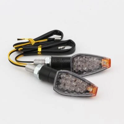 3.5" Plastic LED Turn Signal Blinkers for Kawasaki KZ 440 550 650 750 1000 1100 - Imagem 1 de 4