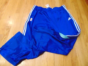 ADIDAS WNBA AUTHENTIC NEW YORK LIBERTY ON COURT PANTS BUTTON DOWN SIZE 3XL - Picture 1 of 3