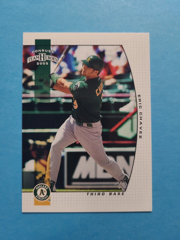 ERIC CHAVEZ 2005 DONRUSS TEAM HEROES BASEBALL CARD # 227 G0554 - Image 1 of 1