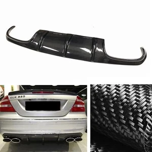 Kit difusor parachoques trasero para Mercedes Benz W209 2004-2007 CLK320 CLK63 AMG negro - Imagen 1 de 8