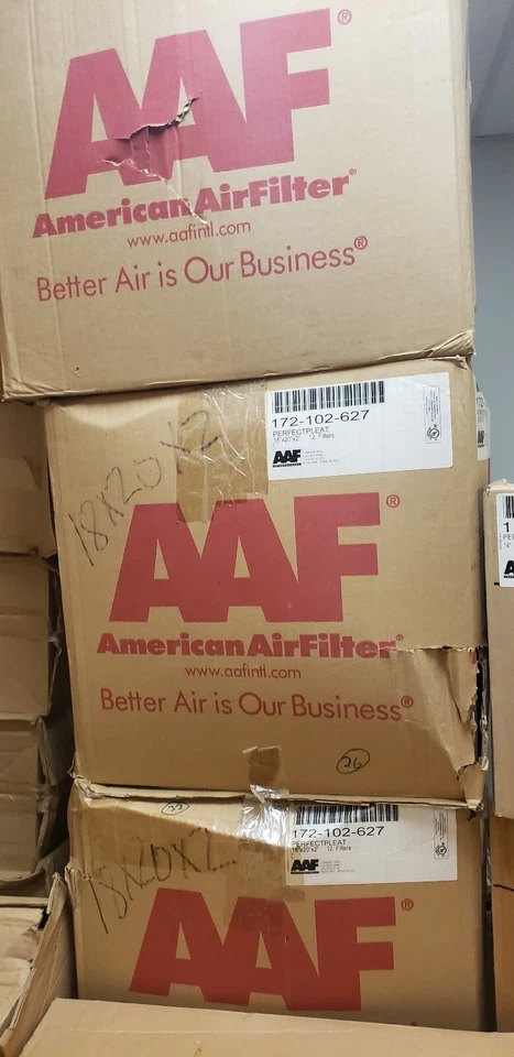 Filtros plissados 18x20x2 OVERSTOCK 12pk - Imagem 1 de 1