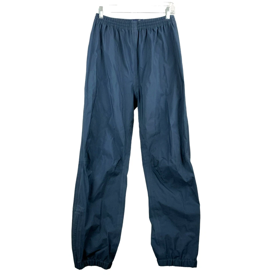SIMMS Gore-Tex Nylon Pants Mens Medium Navy Blue Taped Seams **READ* Zip Ankle - Image 1 of 4