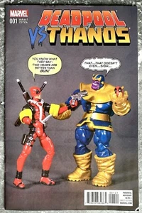 Figura de acción Deadpool Vs Thanos #1 variante cubierta Marvel Comics bien 2015 - Imagen 1 de 11