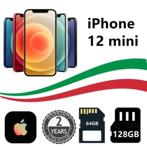 Apple iPhone 12 mini - 64GB 128GB Nero Bianco Rosso Blu ✔️Garanzia 24 MESI - Imagen 1 de 37