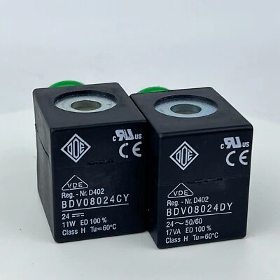 ODE BDV08024CY AC/DC24V Solenoid Valve Coil original in stock Same Day Shipping - Image 1 of 4