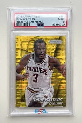 DION WAITERS 2014 PANINI PRIZM GOLD 5/10 PULSAR PRIZM PSA 9 - Image 1 of 2