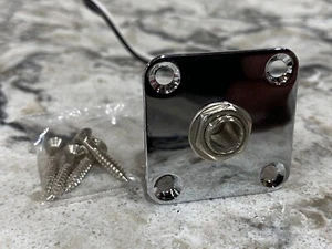JACKSON JS30RR JACK PLATE with SCREWS - from 2008 NEW OLD STOCK in CHROME - Picture 1 of 7