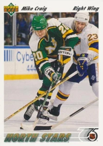 1991-92 Upper Deck #125 MIKE CRAIG - Minnesota North Stars - Bild 1 von 1