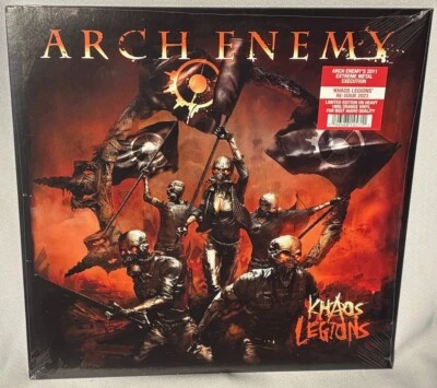 LP ARCH ENEMY Khaos Legions (180g ORANGE VINYL, GERMANY 2023) NEW MINT SEALED - Image 1 of 2
