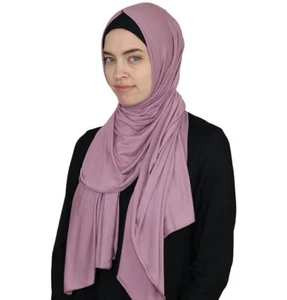 Camiseta deportiva turca islámica Modefa premium para mujer hiyab envoltura de chal - lila - Imagen 1 de 3