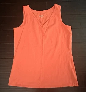 Canotta donna D&Co Essentials arancione chiaro taglia media cotone elasticizzato - Foto 1 di 5