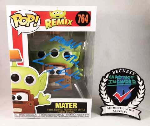 Larry The Cable Guy Signed Funko Pop Cars Mater Beckett BAS COA Cover