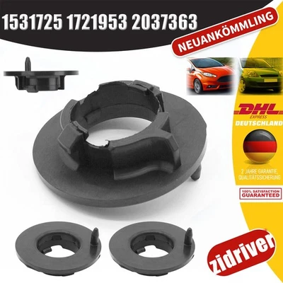 2x Federgummi Federteller Federunterlage Hinterachse Oben.Für Ford Fiesta Mk7 DE