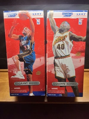 Lote De 2 Figuras Sean Kemp Y Grant Hill 1997 Producto Oficial NBA! Foto 1 de 4