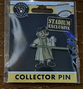 Milwaukee Brewers Enamel Jedi Bernie Star Wars Pin Brand New Stadium Exclusive - Picture 1 of 1