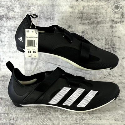 NUEVO CON ETIQUETAS Sin Caja Adidas Zapatos de Ciclismo Interior Negro/Blanco GX6544 Para hombres 14 Para mujeres 15 Foto 1 de 4