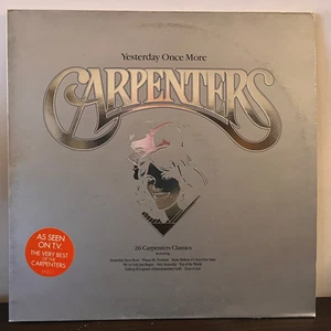 CARPENTERS - Yesterday Once More (UK Pressing) - 12" Vinyl Record 2xLP - VG - Picture 1 of 4