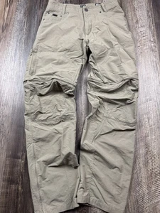 Kuhl Liberator Convertible Pants Mens 32x34 Green Stealth Zip Off Hiking Outdoor - Picture 1 of 12