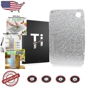 Titanium Chopping Board  Double-Sided Hygienic Kitchen Outdoor Odor-Free - Picture 1 of 11