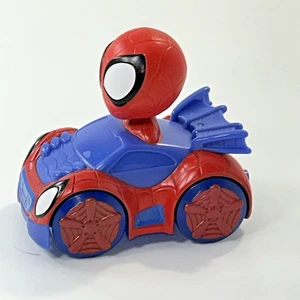 Marvel Spiderman Tiny Toy Car Spidey Web Crawler Figure & Vehicle Push & Pull 3" - Picture 1 of 10