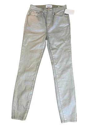 FRAME  SILVER  Skinny Stretch Jeans  - Size 25 Waist -New with Tag - Image 1 of 3