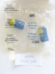 2x Amphenol 97-18-20S, 18 Shell 5 Position Sockel 16 AWG NOS, 9718 20S, 2 Stück - Bild 1 von 3