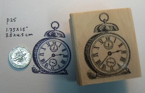 Vintage Wecker Gummistempel P25 - Bild 1 von 1