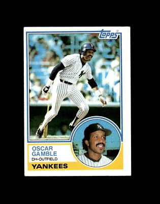 New York Yankees Oscar Gamble #19 Topps Baseball Near Mint or Better top - Image 1 of 2