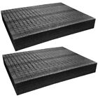 2 Pcs Express Accessory Foam Packing Inserts Material Grid Toolbox