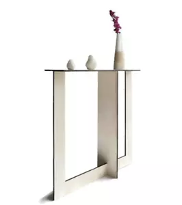 Sleek Narrow Entryway Table Fibonacci-Inspired Design for Stylish Interiors - Picture 1 of 5