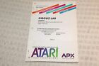 1983 Atari Program Exchange APX Circuit Lab Manual ONLY
