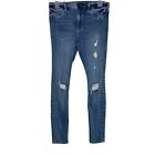 Hollister Juniors Jeans Size 7r High Rise Crop Jean Legging Jegging Ripped