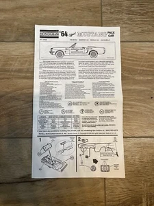 Monogram '64 kit di istruzioni modello auto ufficiale Mustang Pace - Foto 1 di 1