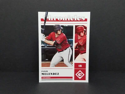 2023 Panini Chronicles #21 Ivan Melendez, Arizona Diamondbacks - Base Card - Image 1 of 2