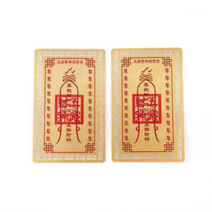 Amulet Card For Wealth Feng Shui Lucky Fortune Card Bring Good Luck Home DecRILI
