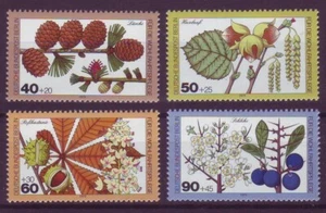 4 SELLOS ALEMANIA-BERLÍN, 1979 | FLORA | Yvert 568/71 MNH - Imagen 1 de 1