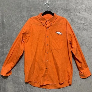 Antigua Denver Broncos Button Down Large - Picture 1 of 9