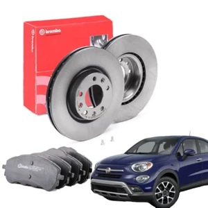 KIT DISCHI E PASTIGLIE FRENO ANTERIORI BREMBO FIAT 500X 1.4 1.6 2.0 D - Foto 1 di 10
