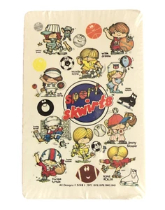 Vintage Sports Skwirts Deck Playing Cards 1972-1981 NEW SEALED - Picture 1 of 4