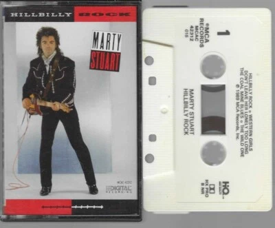 Marty Stuart Hillbilly Rock (Cassette, 1989 MCA ) VG-VG+ - Image 1 of 3