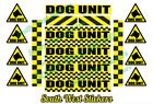 Dog Unit Battenberg Package  K9 Unit Dog Handler SIA STICKERS OR MAGNETS