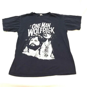 Anvil Hang Over Movie 'One Man Wolf Pack' Mens Black T Shirt, see measurements - Picture 1 of 6