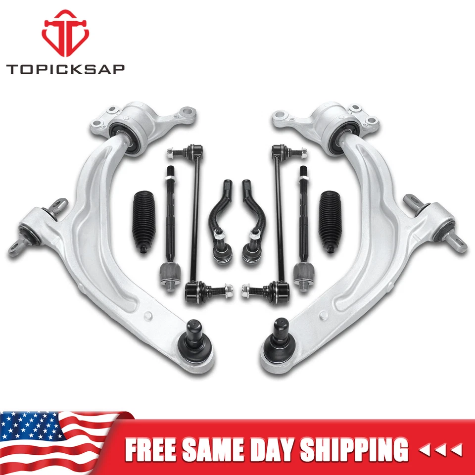 Brazos de control inferiores delanteros eslabones y barras de amarre para Chrysler Pacifica 2017-2025 Foto 1 de 4