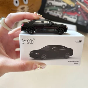 596 Model 1/64 Chrysler 300c Black Collectible Car - Picture 1 of 9