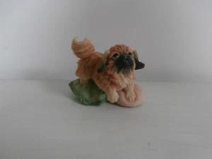 BORDER FINE ARTS ALL CREATURES GREAT & SMALL 'TRICKY WOO' PEKINESE DOG FIGURINE - Picture 1 of 11
