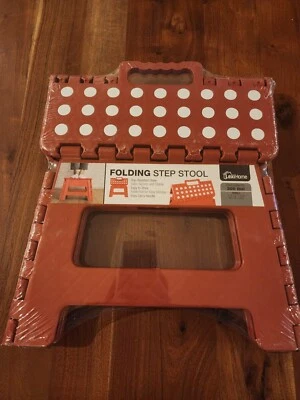 9" Collapsible Folding Plastic Step Foot Stool Handle Adults/Kids 300lb 💖 - Image 1 of 2