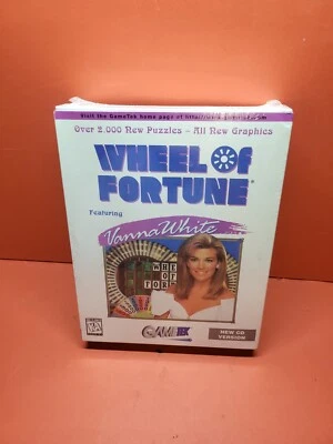 Vintage GameTek Wheel Of Fortune Vanna White (Mac, 1993) Factory Sealed - Image 1 of 4